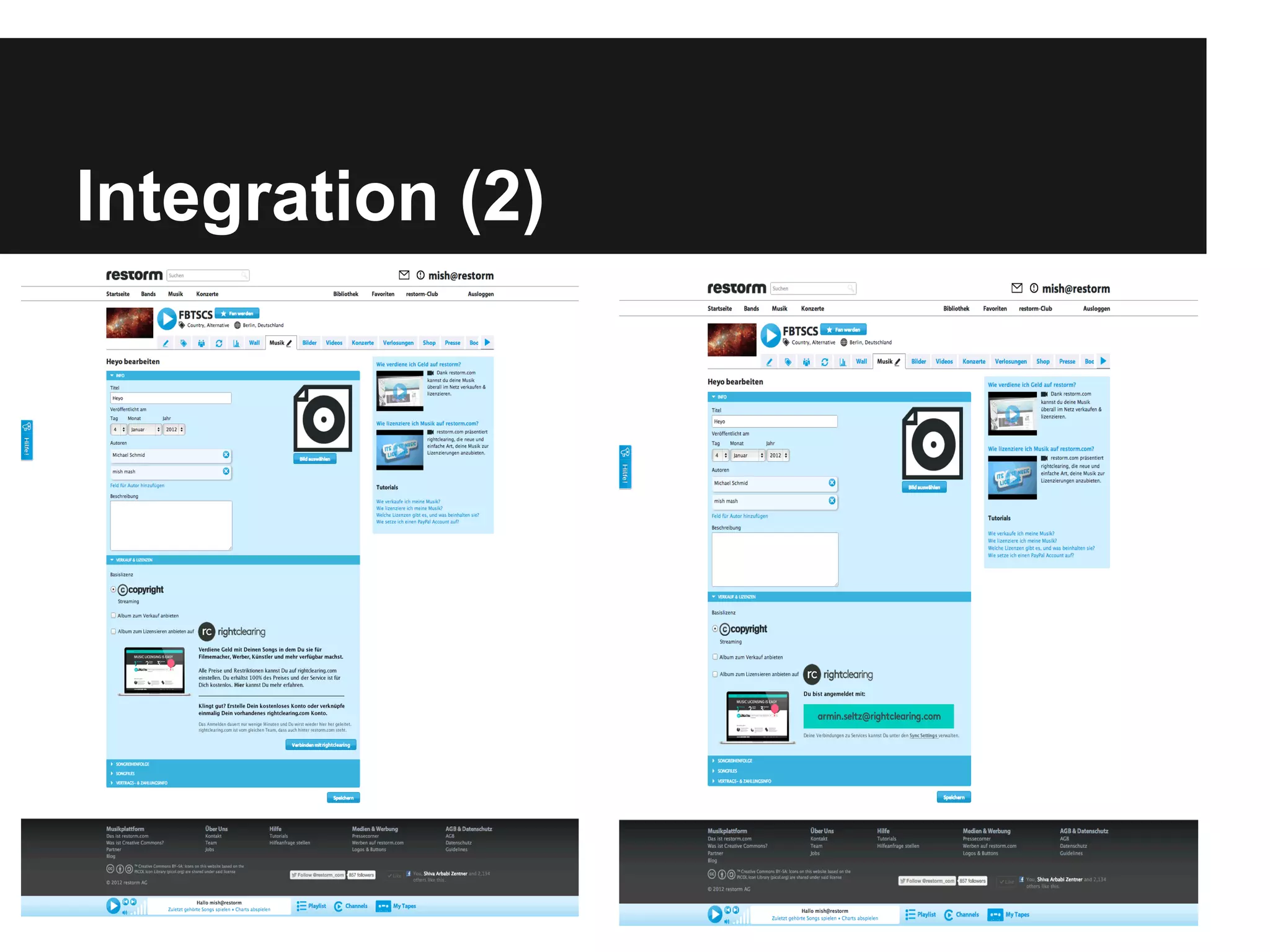 Integration (2)
 