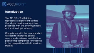 Api Q2 Lab Understanding the New Requirements in the API Specification Q2 – 2nd ...