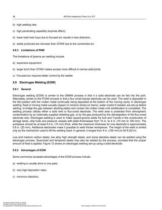 Api rp 577 2nd ed. 2013 welding processes, inspection, and metallurgy ...