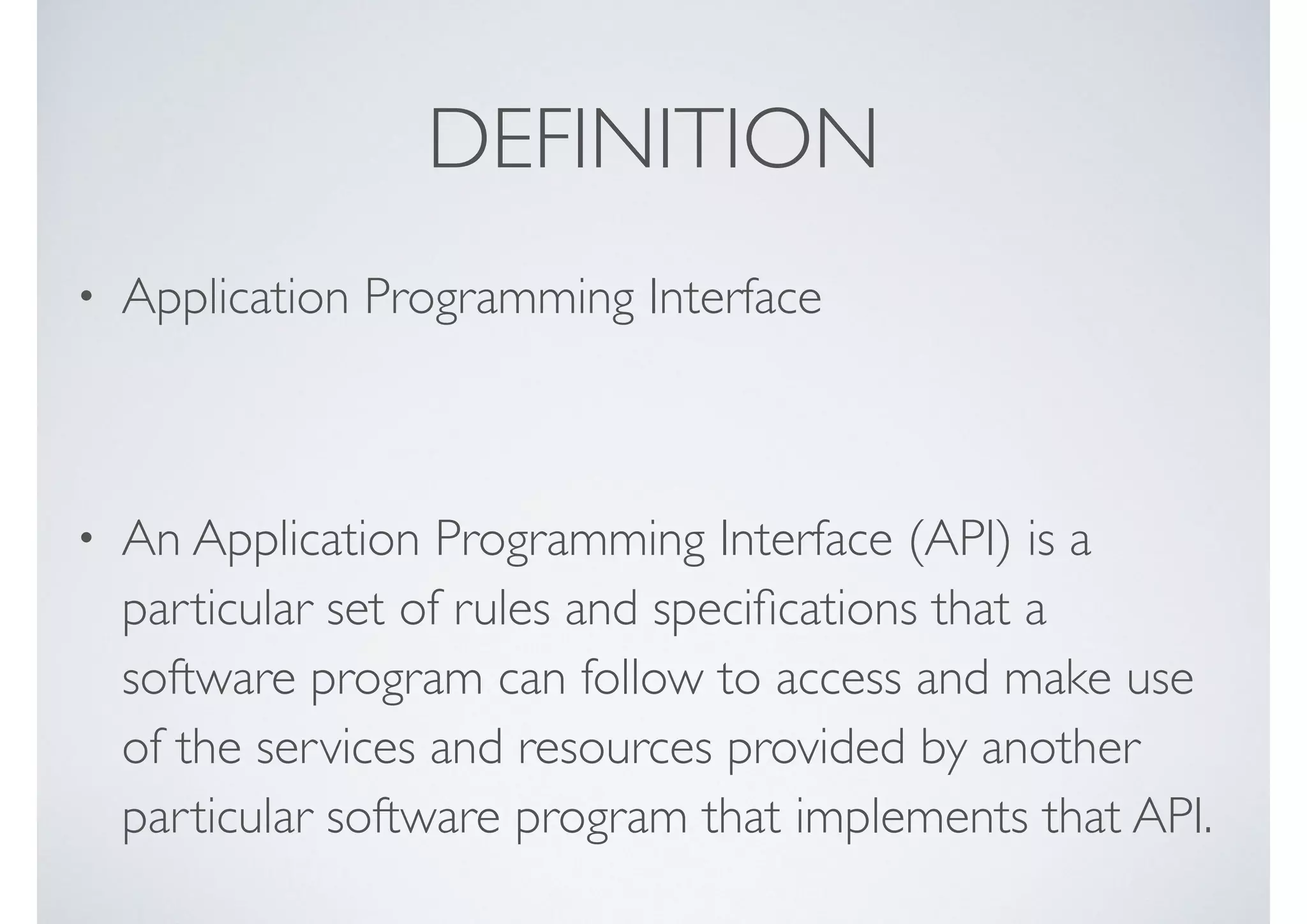 Introduction to APIs | PPT