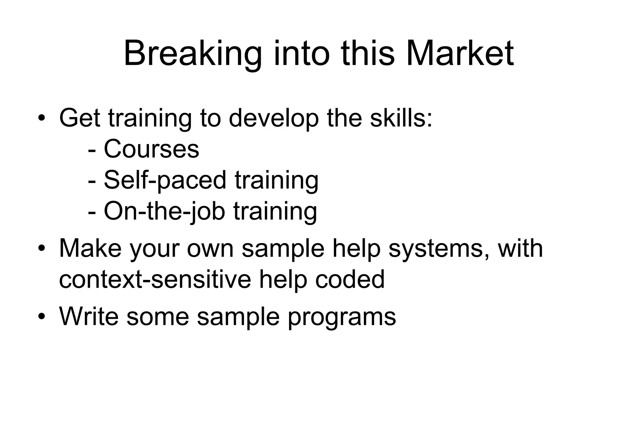 APIs and SDKs: Breaking Into and Succeeding in a Specialty Market