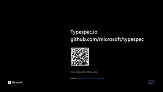 APIs at Scale with TypeSpec by Mandy Whaley, Microsoft | PPTX