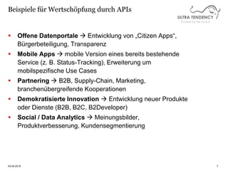 Pioneering the FuturePioneering the Future
▪ Offene Datenportale → Entwicklung von „Citizen Apps“,
Bürgerbeteiligung, Tran...