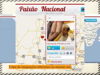 Como está sendo usado




5 tipo de integrações diferentes no mesmo site.
 