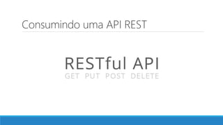 Consumindo uma API REST
 