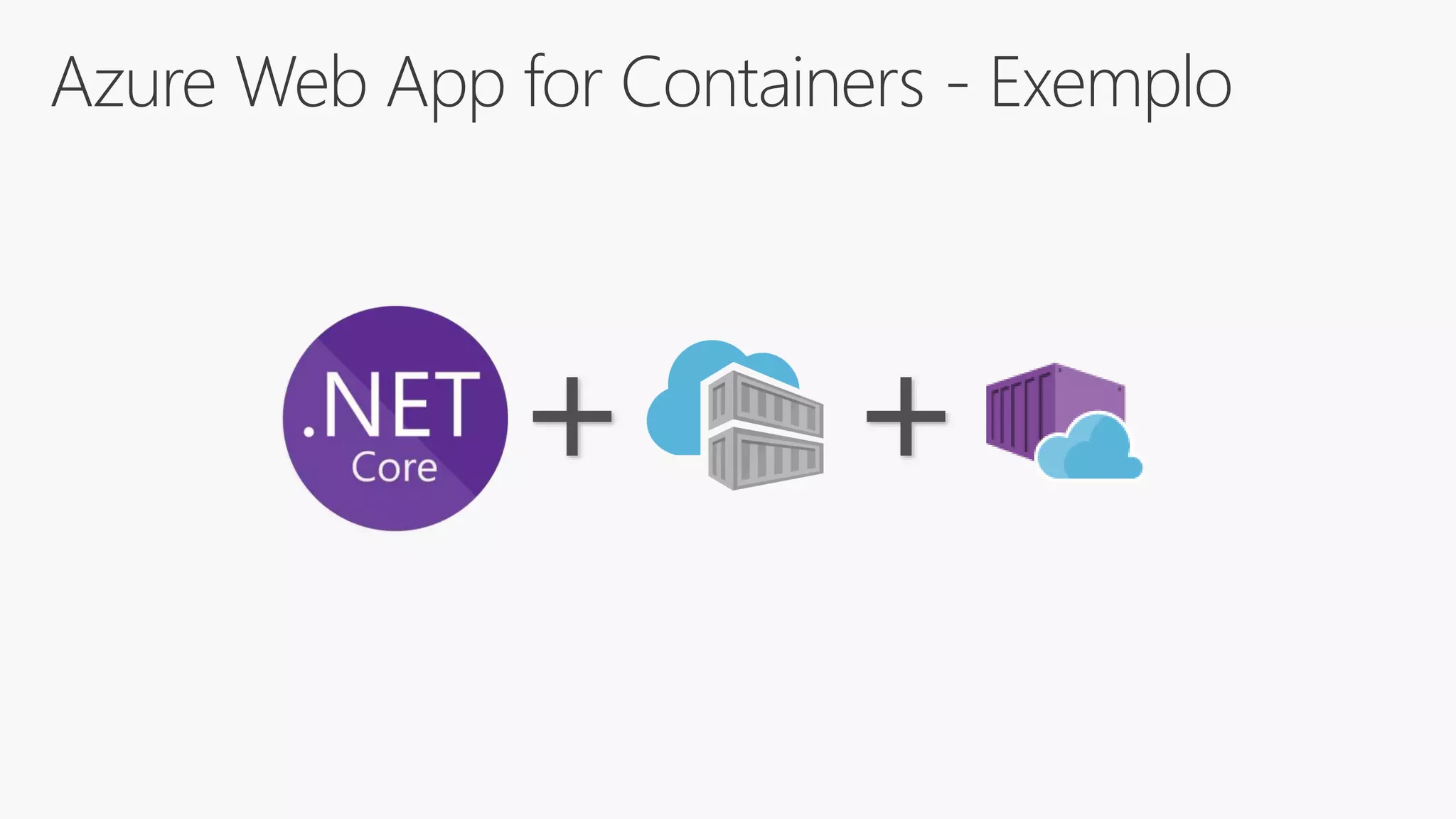 Azure Web App for Containers - Exemplo
+ +
 