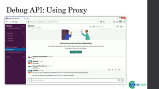 Debug API: Using Proxy
 