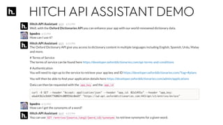 HITCH API ASSISTANTDEMO
 
