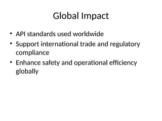 API_Standards_Overview for engineersffff | PPTX