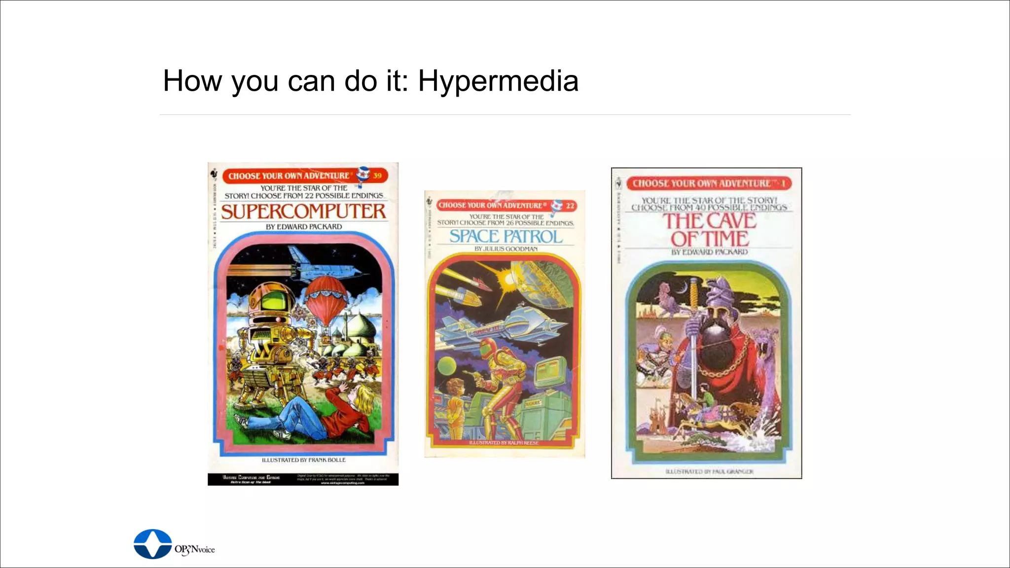 http://apicodex.3scale.net Tweet thoughts to:#apistrat #api101
How you can do it: Hypermedia
 