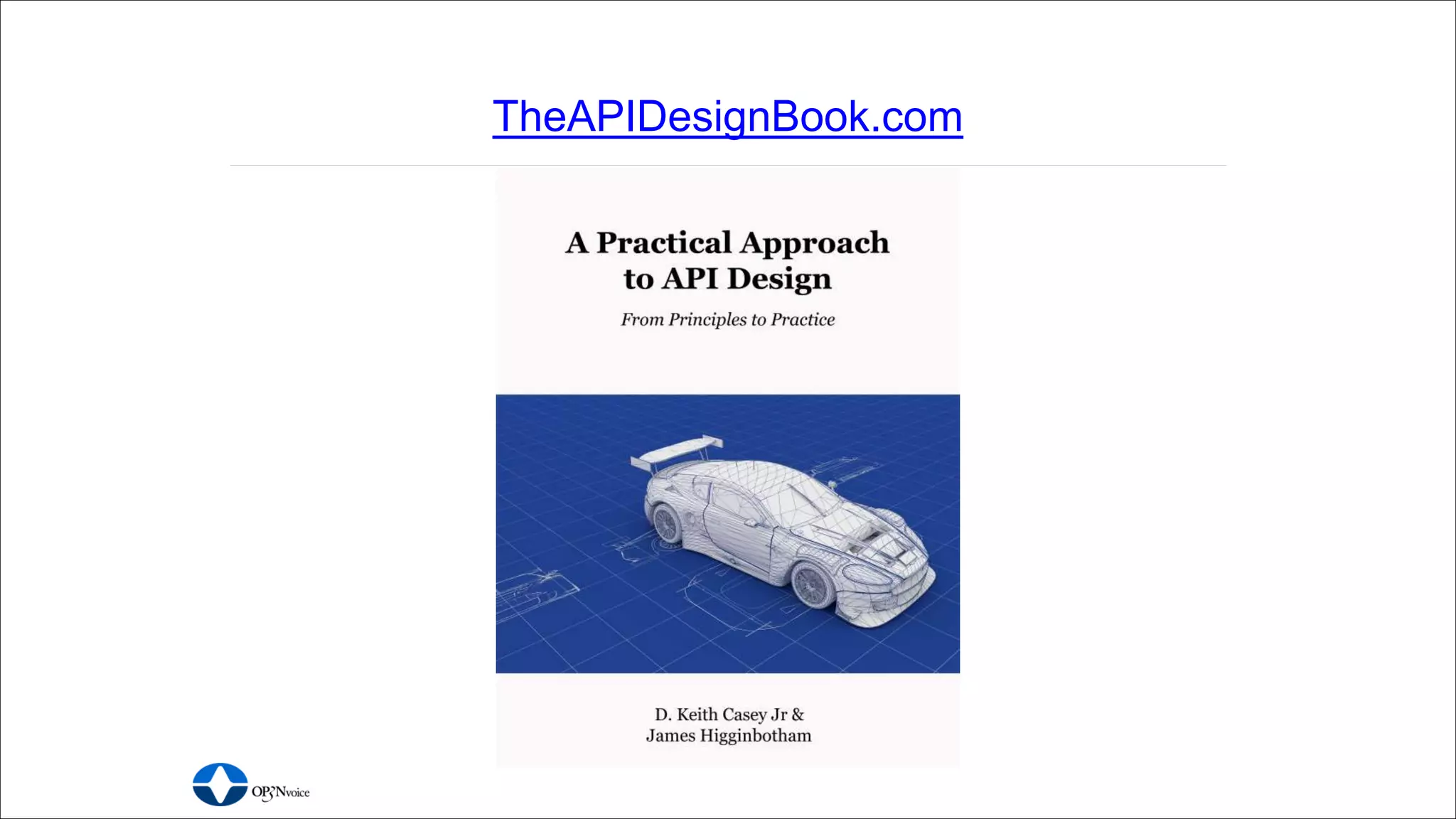 http://apicodex.3scale.net Tweet thoughts to:#apistrat #api101
TheAPIDesignBook.com
 