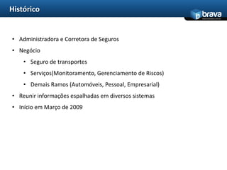 HistóricoAdministradora e Corretora de Seguros 