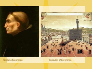 Girolama Savonorala Execution of Savonarola 