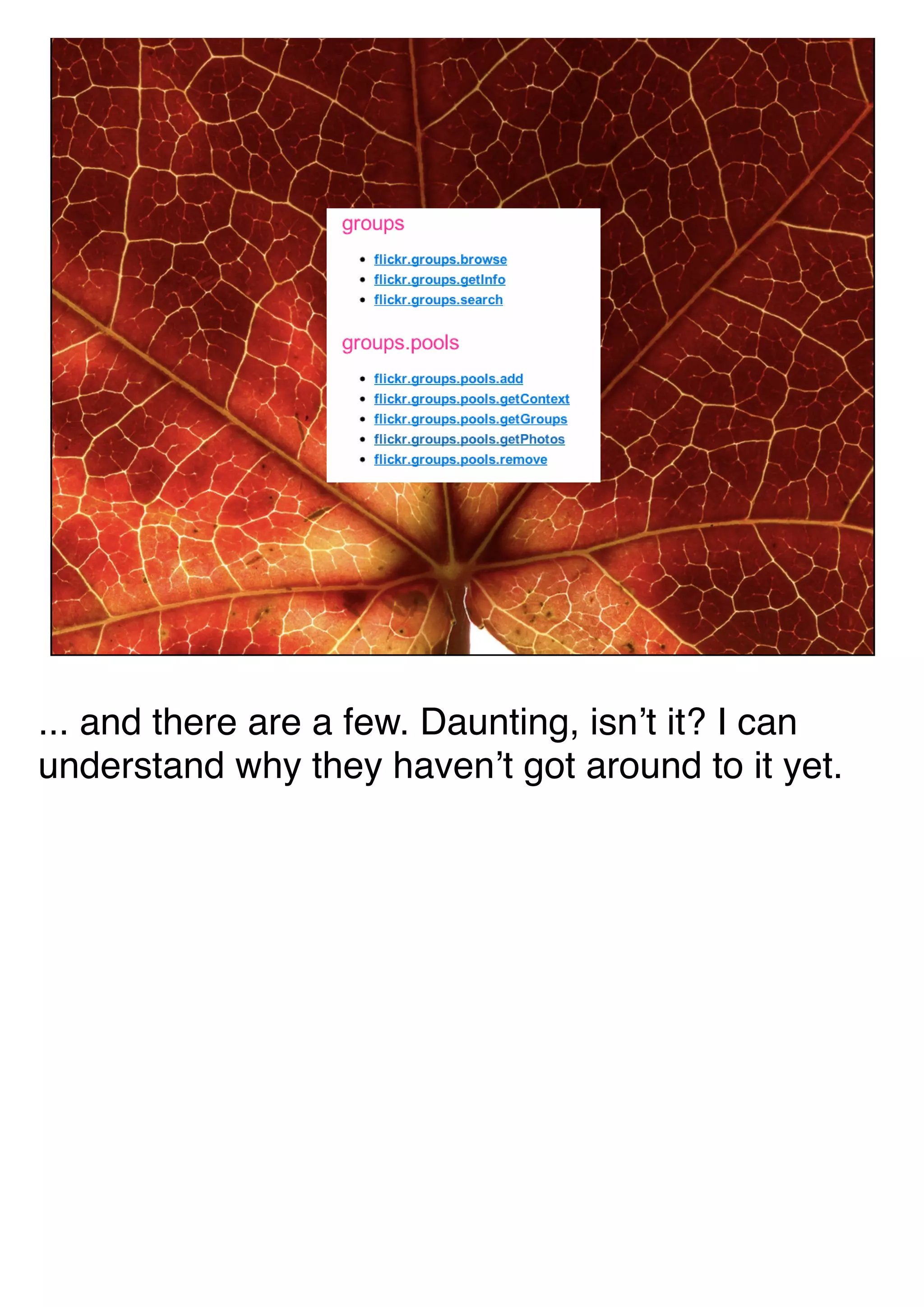 Avoiding API Library Antipatterns