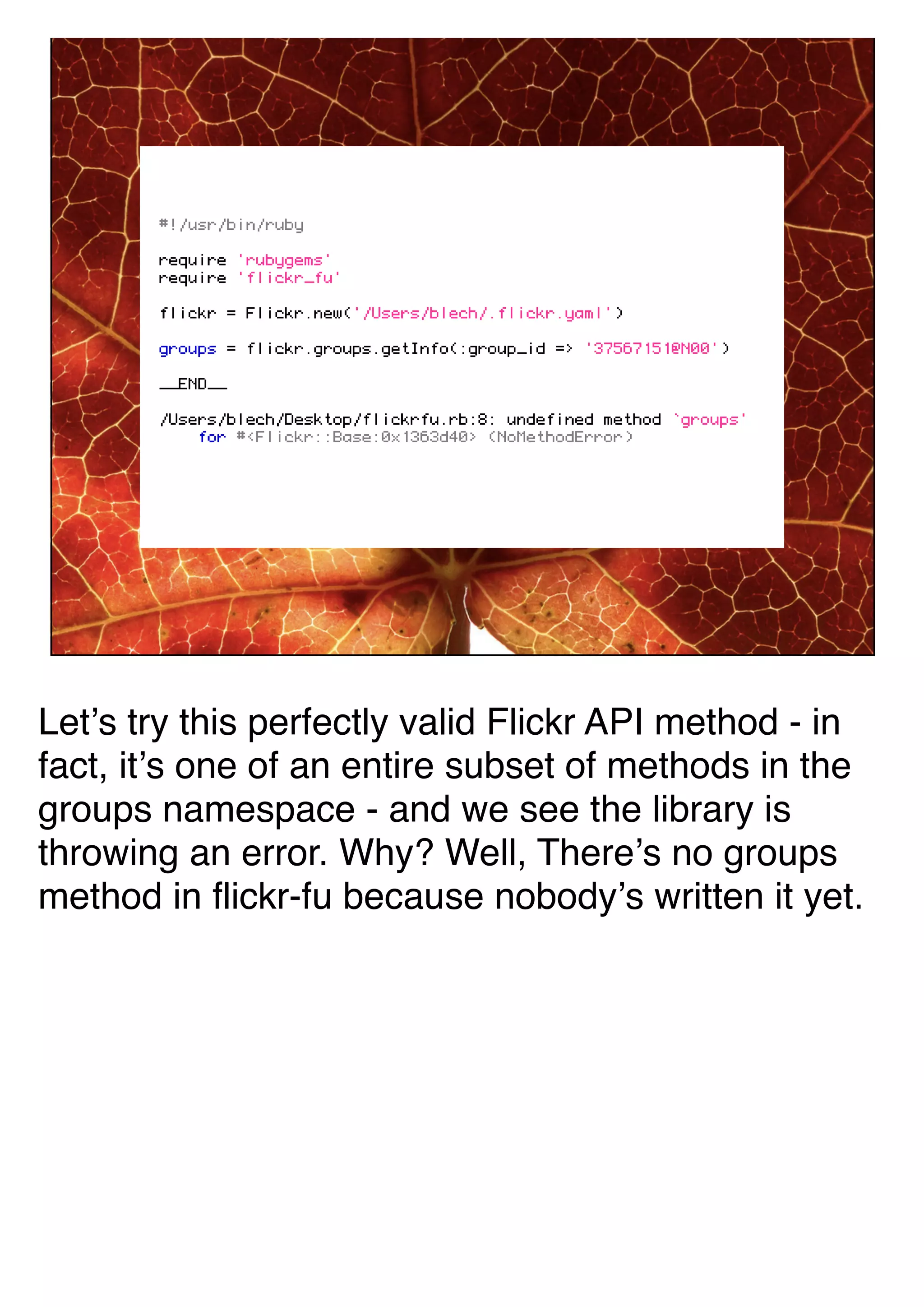 Avoiding API Library Antipatterns