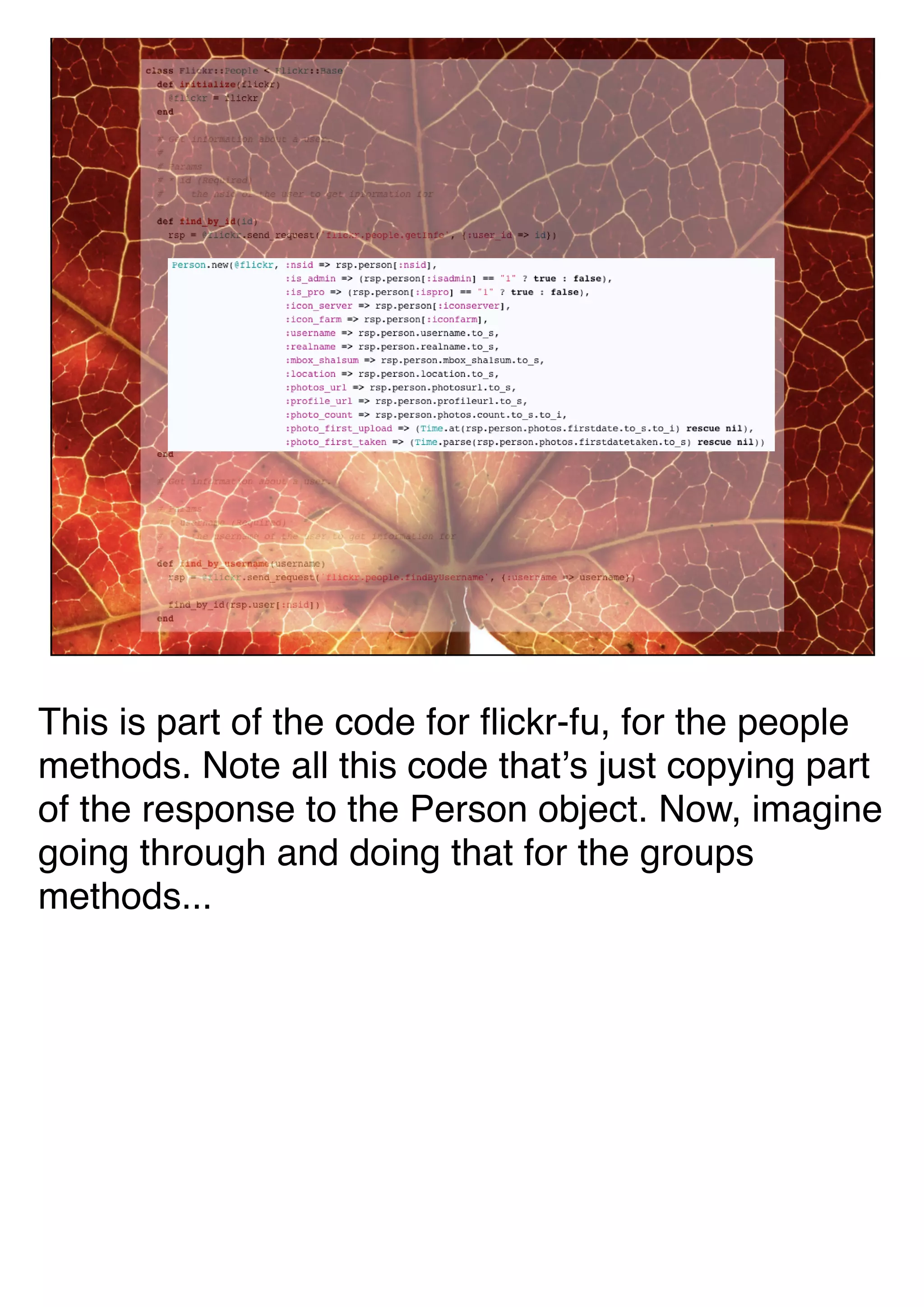 Avoiding API Library Antipatterns