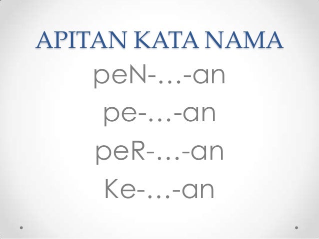 Apitan Kata Nama