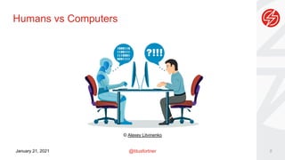@titusfortner
January 21, 2021
Humans vs Computers
8
© Alexey Litvinenko
 