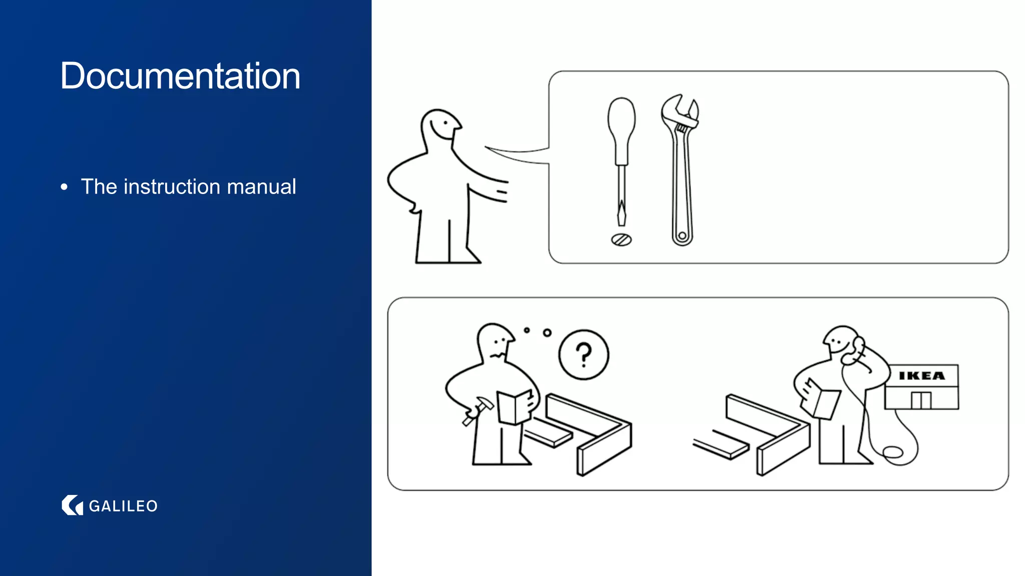 Documentation
• The instruction manual
 