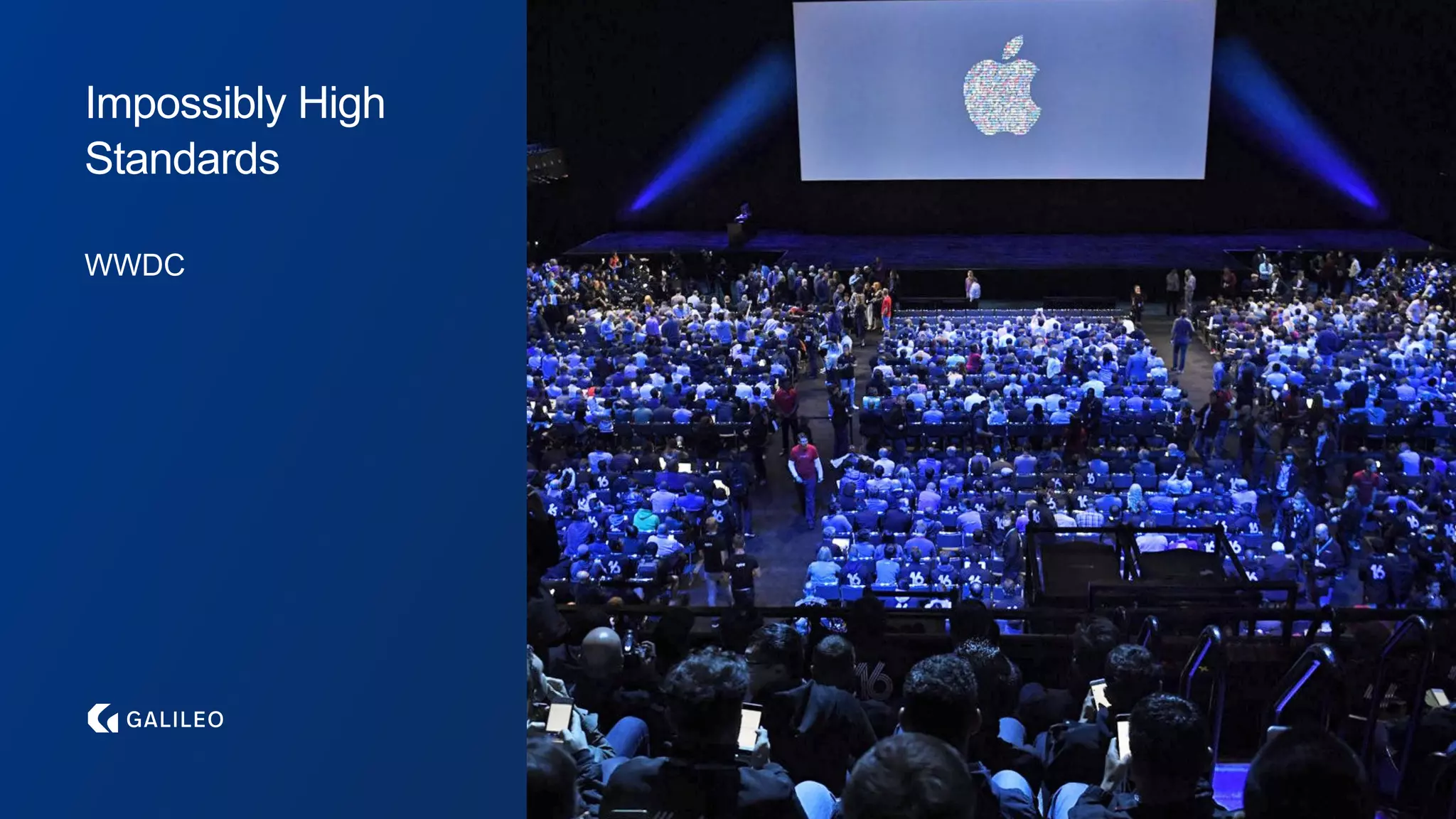Impossibly High
Standards
WWDC
 