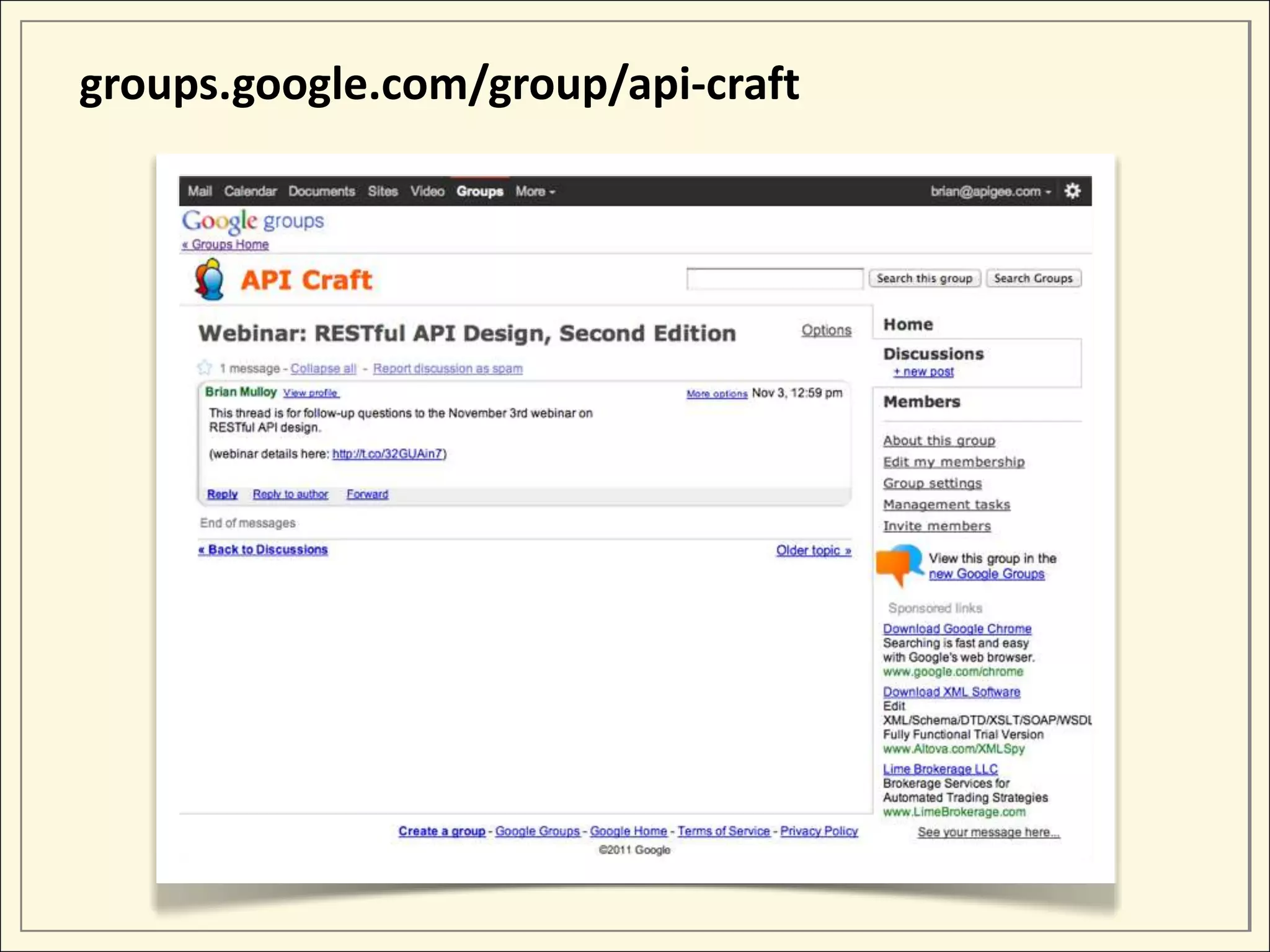 groups.google.com/group/api-craft
 