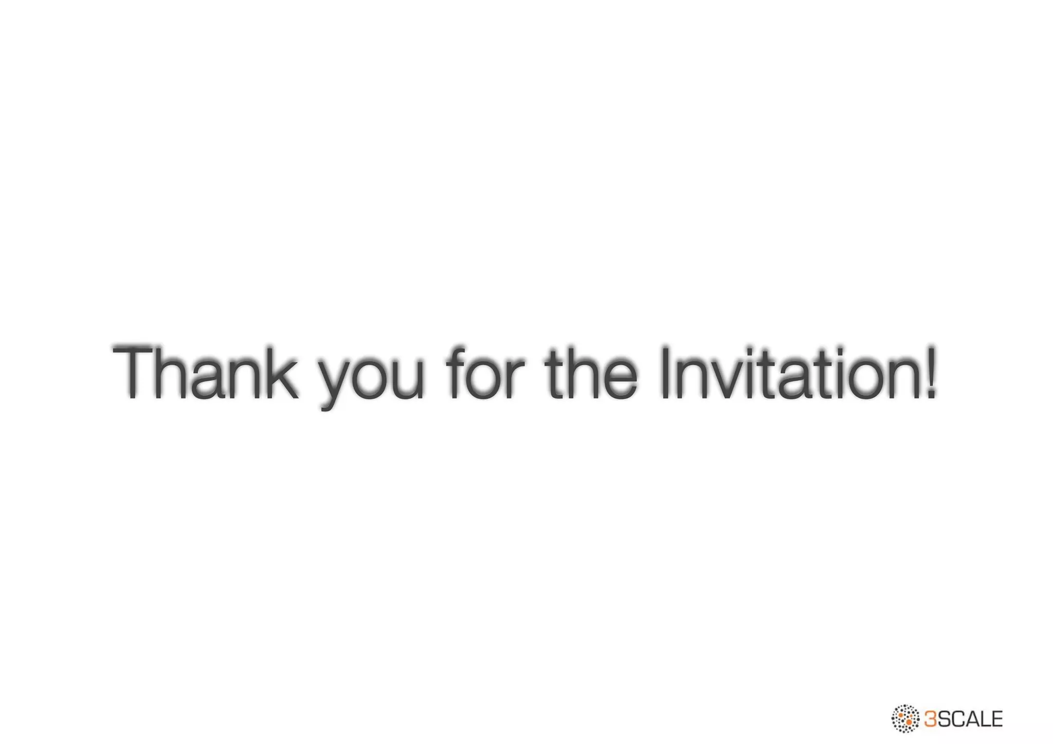 Thank you for the Invitation!
 