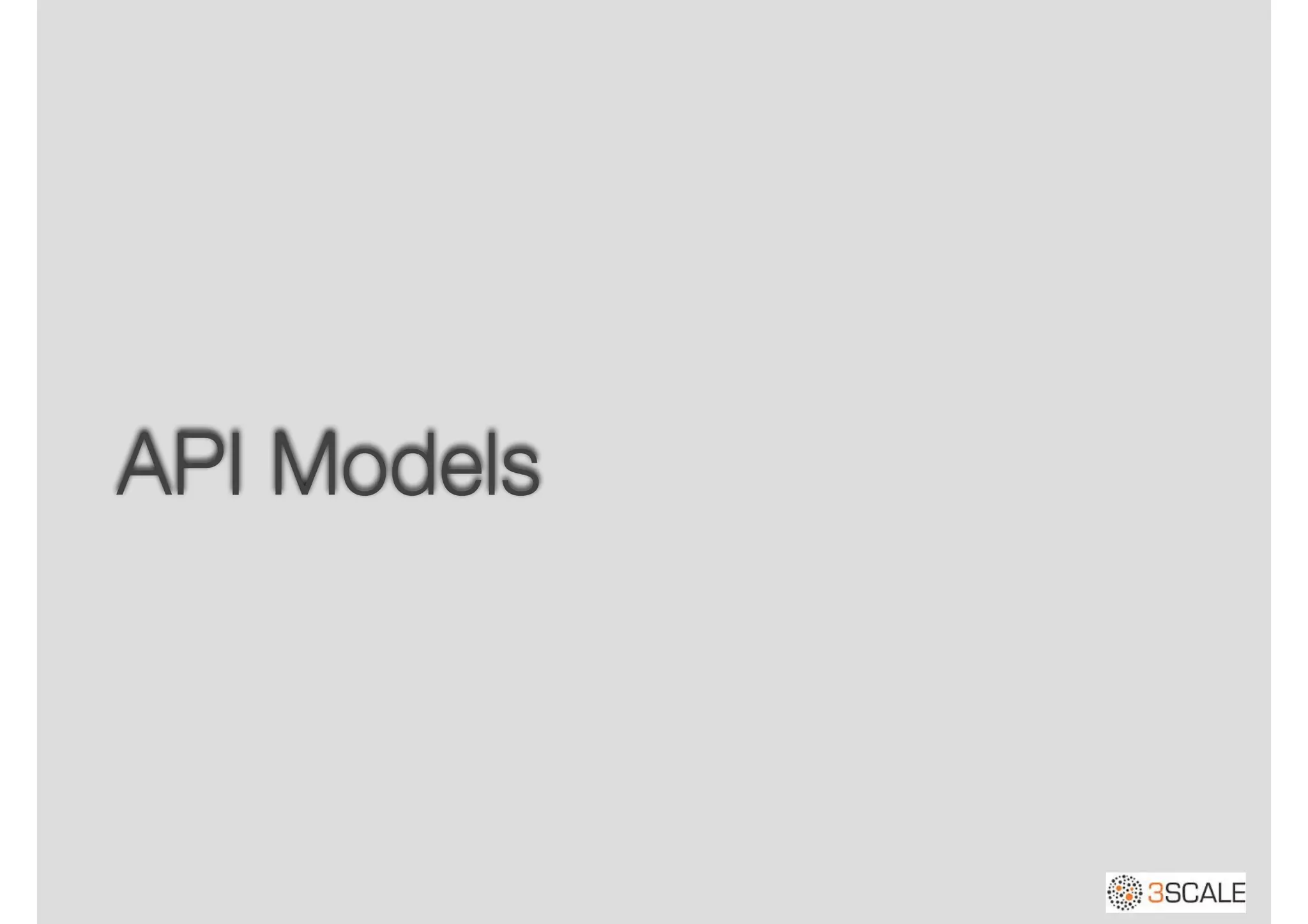 API Models
 