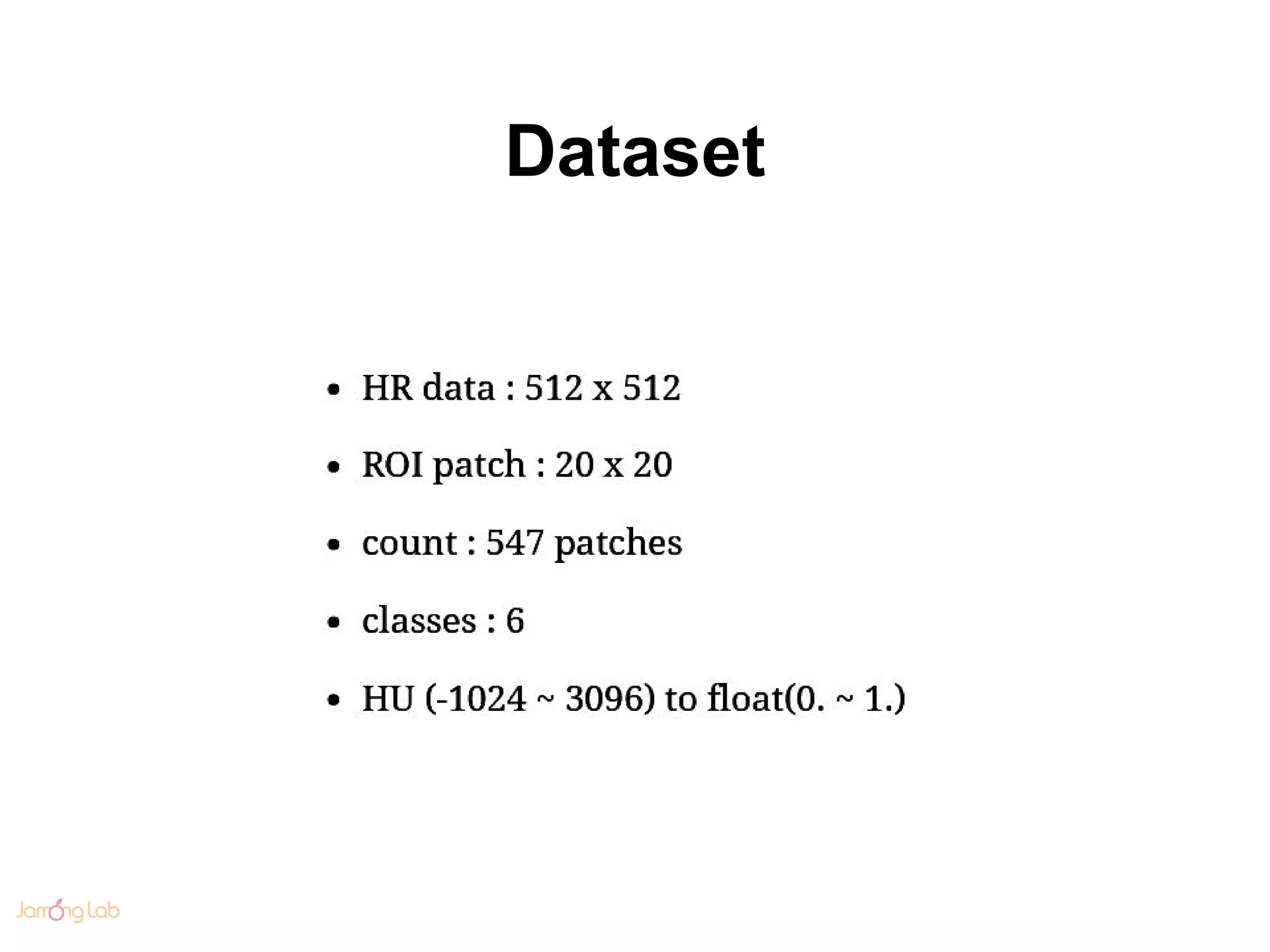 Dataset
 