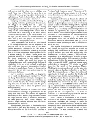 Involvement of Grandmothers in Caring for Children with Autism in the ...
