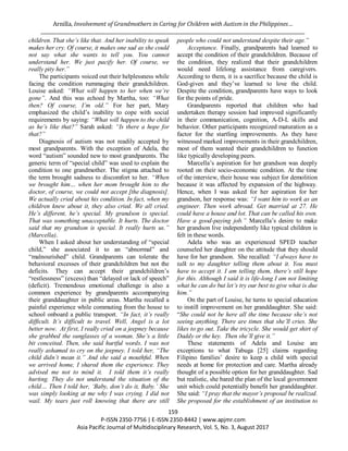 Involvement of Grandmothers in Caring for Children with Autism in the ...