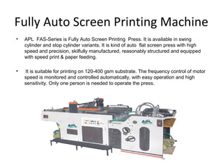 Apl machinery | PPT