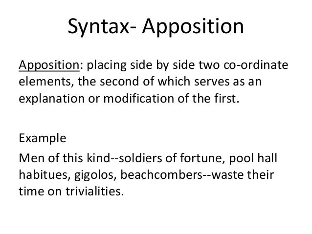 Definition Of Apposition , What is an Appositive? Definition, Examples ...