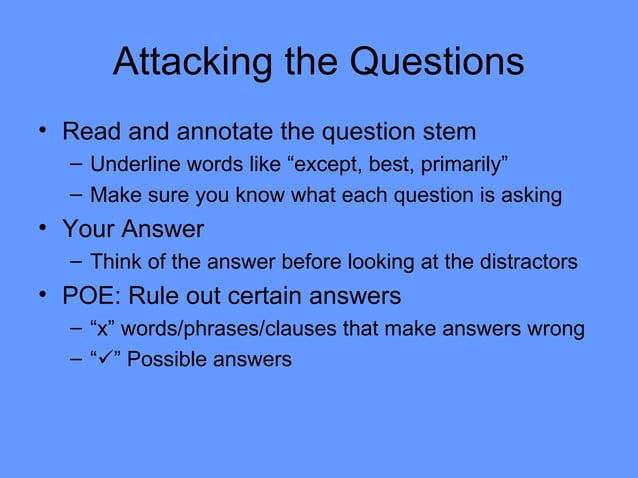 Ap Language Multiple Choice Test Strategy Ppt Ap Language Multiple Choice Test Strategy Ppt
