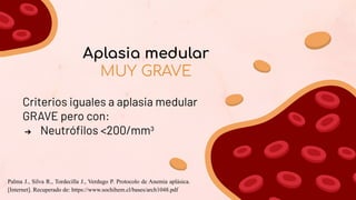 Aplasia de la médula ósea hematología .pdf