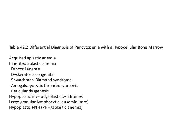 Aplastic anaemia