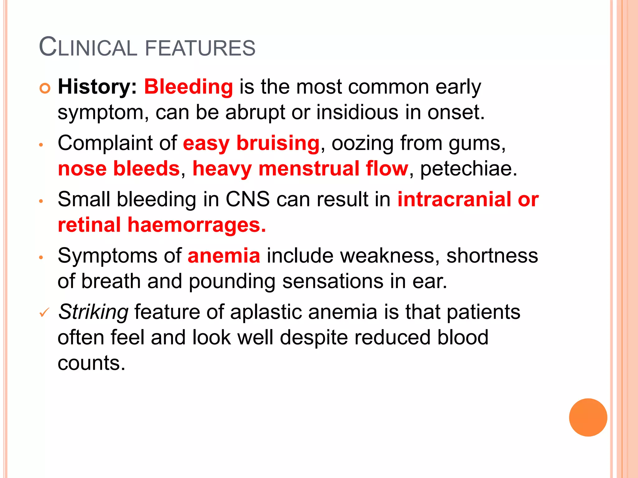 Aplastic anemia | PPTX