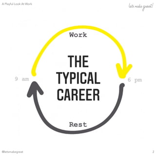 @letsmakegreat
A Playful Look At Work
2
 