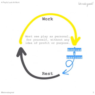 @letsmakegreat
A Playful Look At Work
5
 