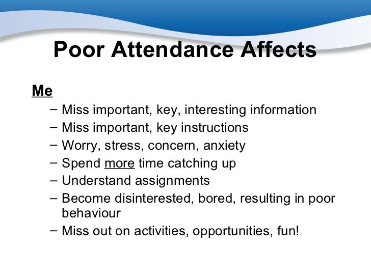 Attendance Matters Attendance Matters