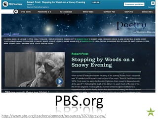 PBS.orghttp://www.pbs.org/teachers/connect/resources/6074/preview/