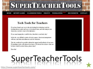 SuperTeacherToolshttp://www.superteachertools.com/