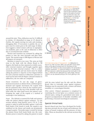 Apley's shoulderjt examination