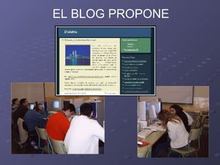 EL BLOG PROPONE 