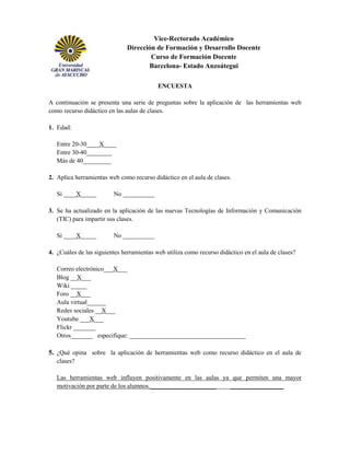 Aplicación de herramientas web (ugma)