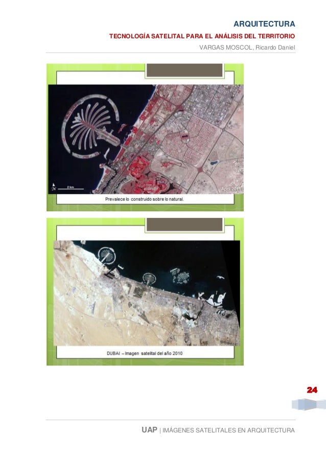 Aplicacion De Imagenes Satelitales En Arquitectura