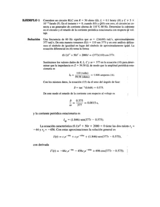 Aplicación de las ecuaciones diferenciales