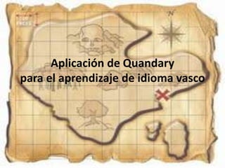 Aplicación de Quandary
para el aprendizaje de idioma vasco
 