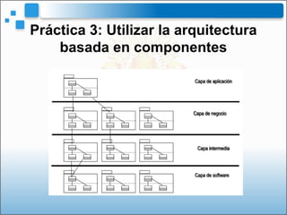 Práctica 3: Utilizar la arquitectura
basada en componentes
 