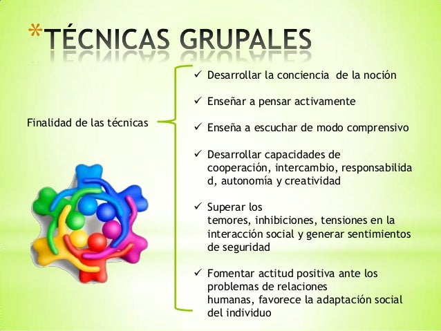 Aplicación en el aula (Técnicas de grupo)