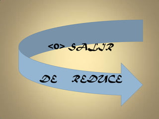 <0> SALIR         DE     REDUCE